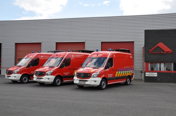 SIGNALISATIEVOERTUIG ZONE DE SECOURS DINAPHI