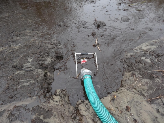 VUILWATERDOMPELPOMP ATP15 RL 220V 1500L/MIN 20M + FRAME