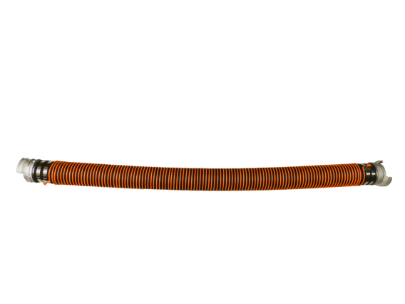 ZUIGSLANG GERIBD 110 2 METER + DSP-KOPPELINGEN + TOUW