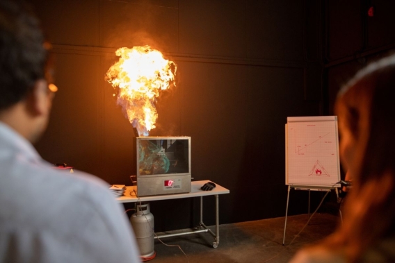 DESKTOP FLASHOVER BRANDDYNAMICA DEMO-UNIT